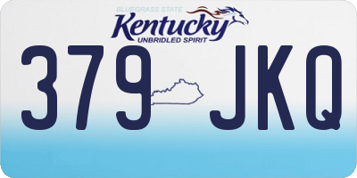 KY license plate 379JKQ