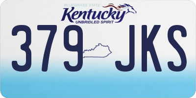 KY license plate 379JKS