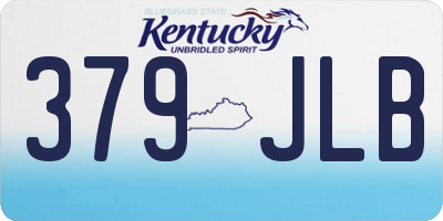 KY license plate 379JLB