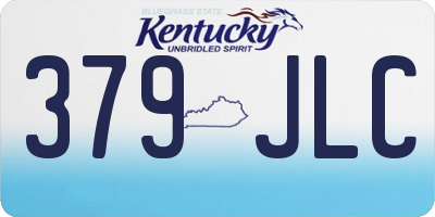 KY license plate 379JLC