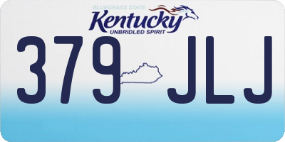 KY license plate 379JLJ