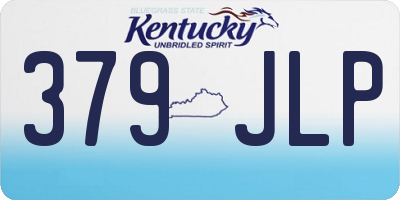 KY license plate 379JLP
