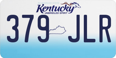 KY license plate 379JLR