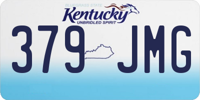 KY license plate 379JMG