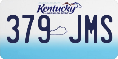 KY license plate 379JMS