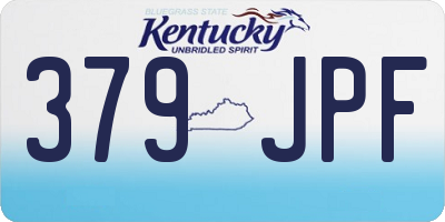 KY license plate 379JPF