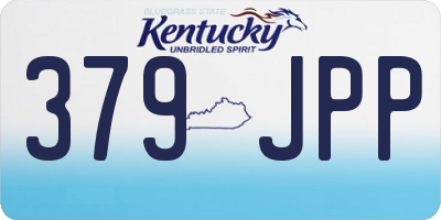 KY license plate 379JPP