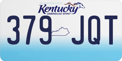 KY license plate 379JQT