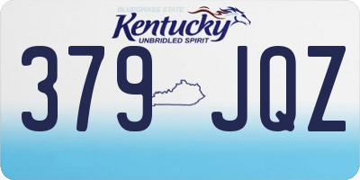 KY license plate 379JQZ