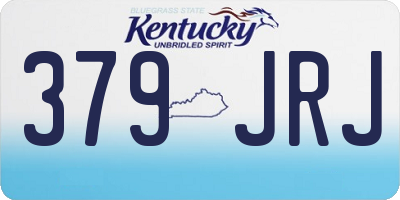 KY license plate 379JRJ