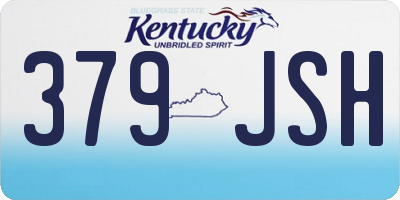 KY license plate 379JSH