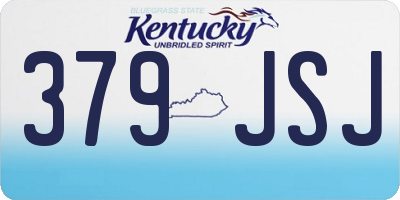 KY license plate 379JSJ
