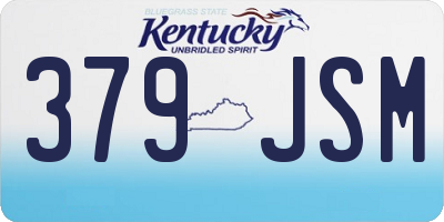 KY license plate 379JSM