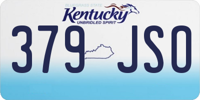KY license plate 379JSO