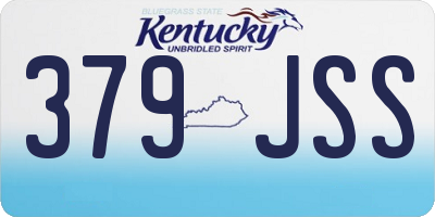 KY license plate 379JSS