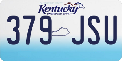 KY license plate 379JSU