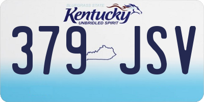 KY license plate 379JSV