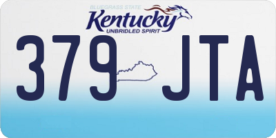 KY license plate 379JTA