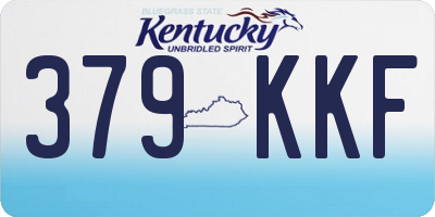KY license plate 379KKF