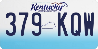 KY license plate 379KQW