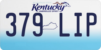 KY license plate 379LIP