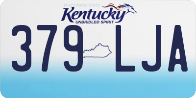 KY license plate 379LJA