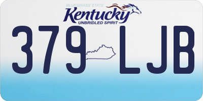 KY license plate 379LJB
