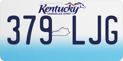 KY license plate 379LJG