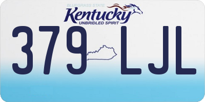 KY license plate 379LJL