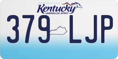 KY license plate 379LJP