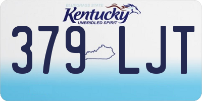 KY license plate 379LJT