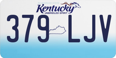 KY license plate 379LJV