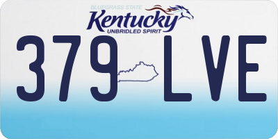 KY license plate 379LVE