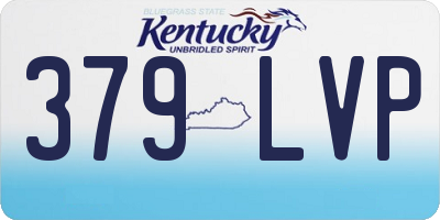 KY license plate 379LVP