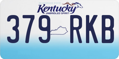 KY license plate 379RKB