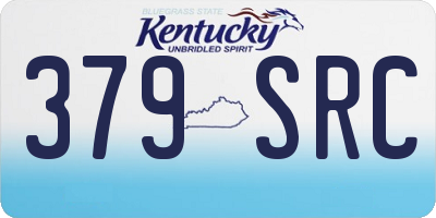 KY license plate 379SRC