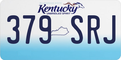KY license plate 379SRJ