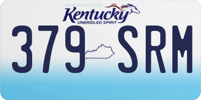 KY license plate 379SRM