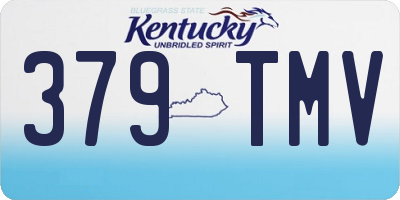 KY license plate 379TMV