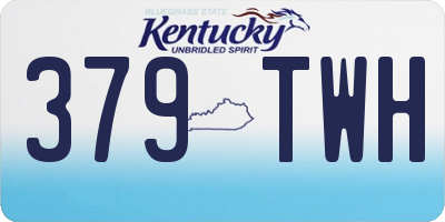 KY license plate 379TWH