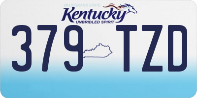 KY license plate 379TZD