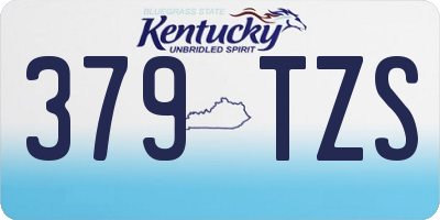 KY license plate 379TZS