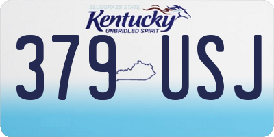 KY license plate 379USJ