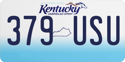 KY license plate 379USU