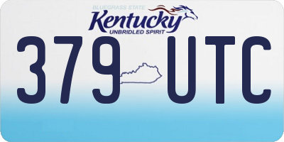 KY license plate 379UTC
