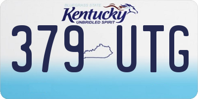KY license plate 379UTG