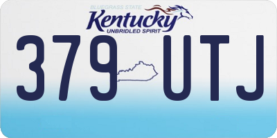 KY license plate 379UTJ