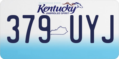 KY license plate 379UYJ