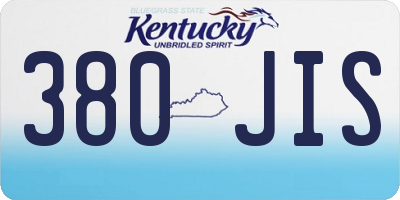 KY license plate 380JIS