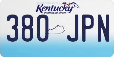 KY license plate 380JPN